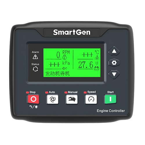 SmartGen HEM4000 Engine controller, Relay speed regulation output+RS485 interface