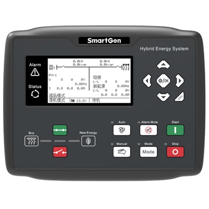 SmartGen HES9510 Hybrid Energy Controller for diesel gensets with solarenergy, wind energy, energy storage battery in inverter as output energy systems