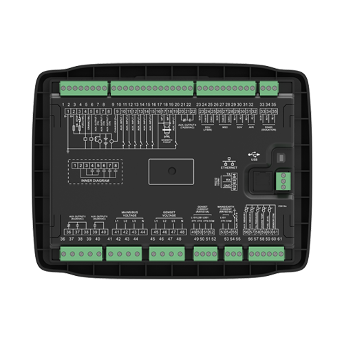 SmartGen HGM8110CAN Generator controller, VFD+RS485+ETHERNET+GSM+J1939