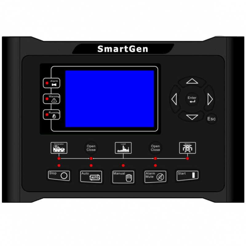 SmartGen HGM9520 Generator controller, 4.3inches TFT-LCD, single unit-mains parallel, RS485, CANBUS
