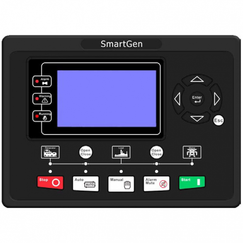 SmartGen HGM9320MPU Generator controller, Schedule function, real-time clock, event logs, SMS, AMF