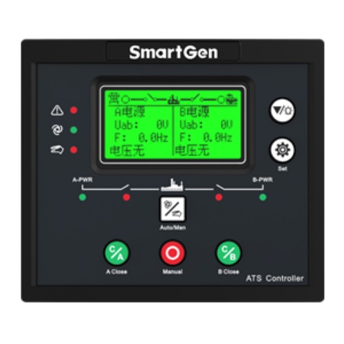 SmartGen HAT553 Dual power ATS controller Suitable for NO Breaking ATS. ONE Breaking ATS and TWO Breaking ATS