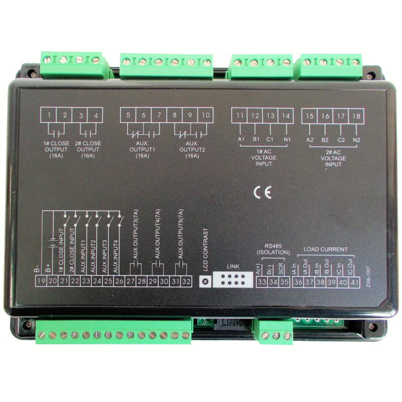 SmartGen HAT600NI ATS Controller, DC + AC current/power detection and display